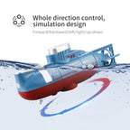 Mini RC Submarine – Waterproof Simulation Boat Toy for Kids Pool Play
