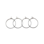 Stainless Steel Earring Hoops – Hypoallergenic Jewelry for DIY Crafts