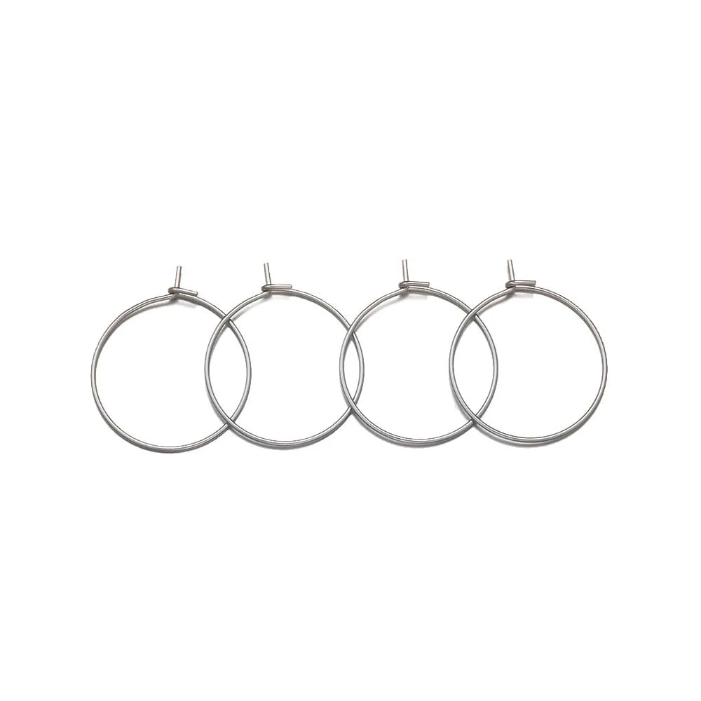 Stainless Steel Earring Hoops – Hypoallergenic Jewelry for DIY Crafts