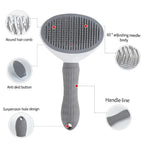 Self-Cleaning Pet Grooming Brush – Dematting Tool for Dogs and Cats