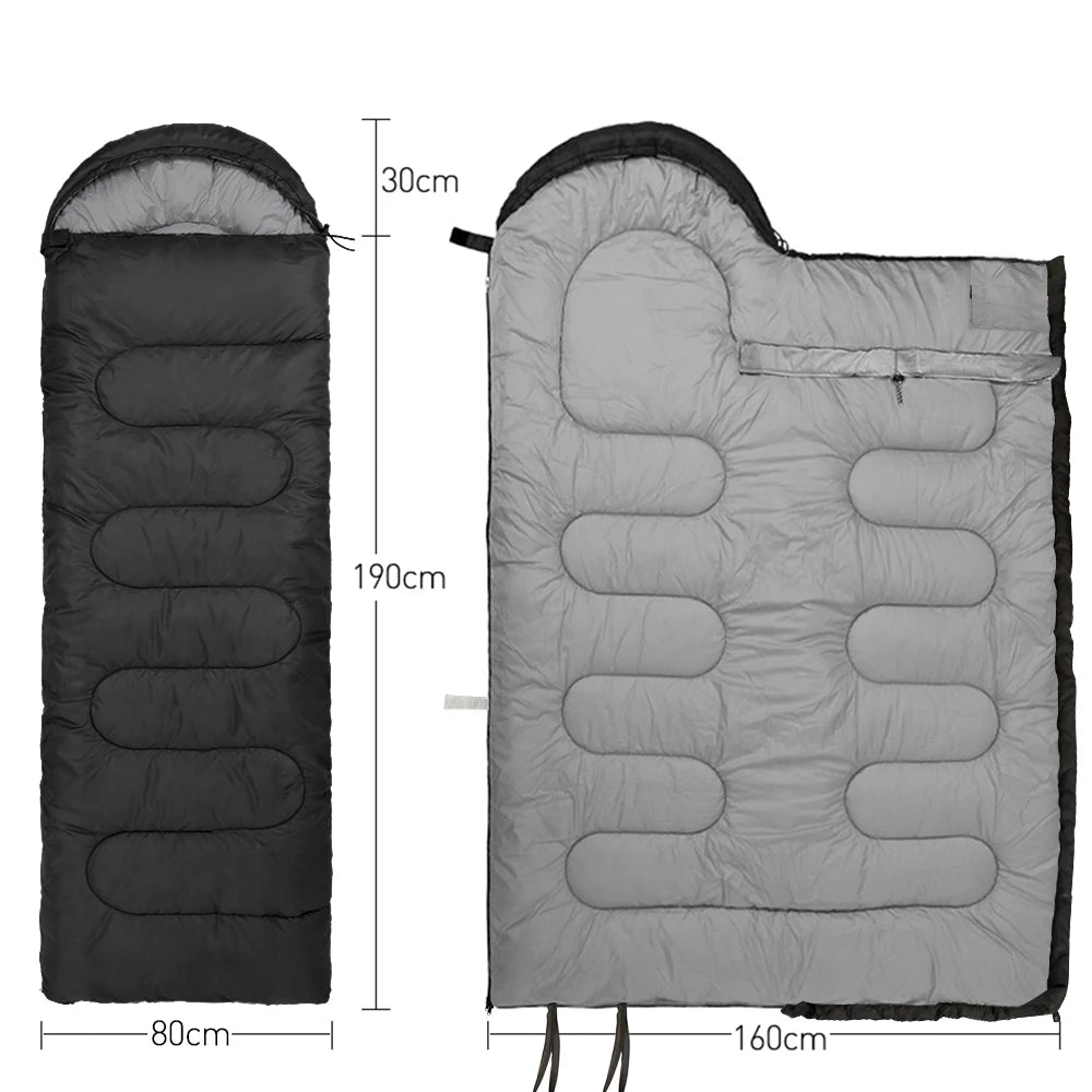 Cotton Mummy Sleeping Bag – Lightweight 4 Season Warmth for Backpacking