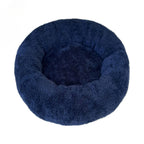 Plush Round Pet Bed – Warm Detachable Washable Nest for Cats and Small Dogs