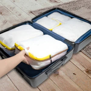 Waterproof Compression Packing Cubes – Space-Saving Luggage Organizers for Travel
