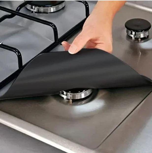 Non-Stick Gas Stove Protectors – Washable Heat Resistant Liners for Kitchen