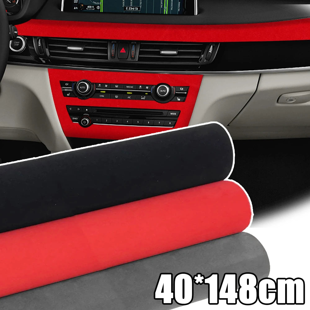 Self Adhesive Velvet Fabric – 40x148cm Velour Felt for Car Interior DIY