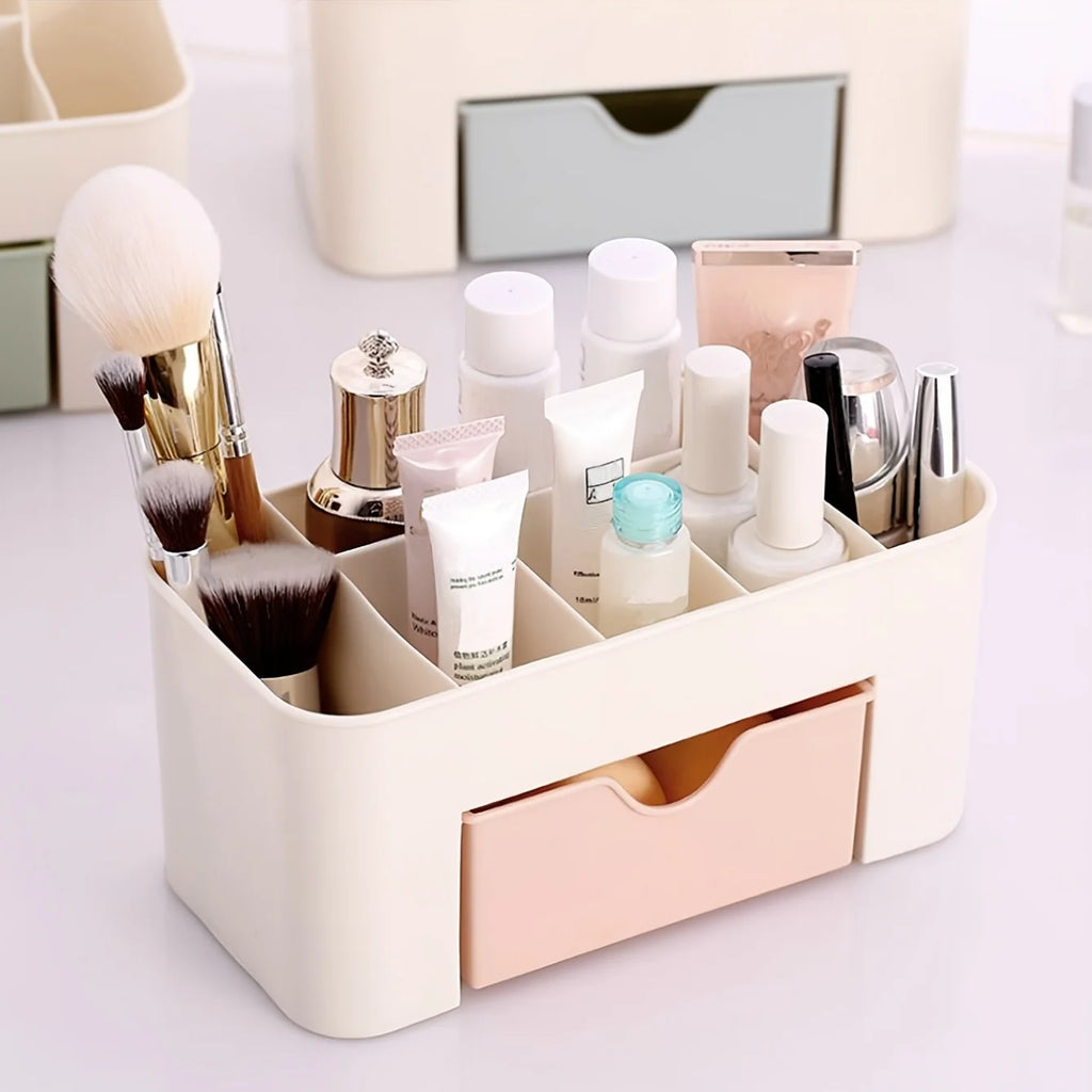 Makeup Organizer – 6 Compartment Cosmetic Storage for Vanity and Jewelry