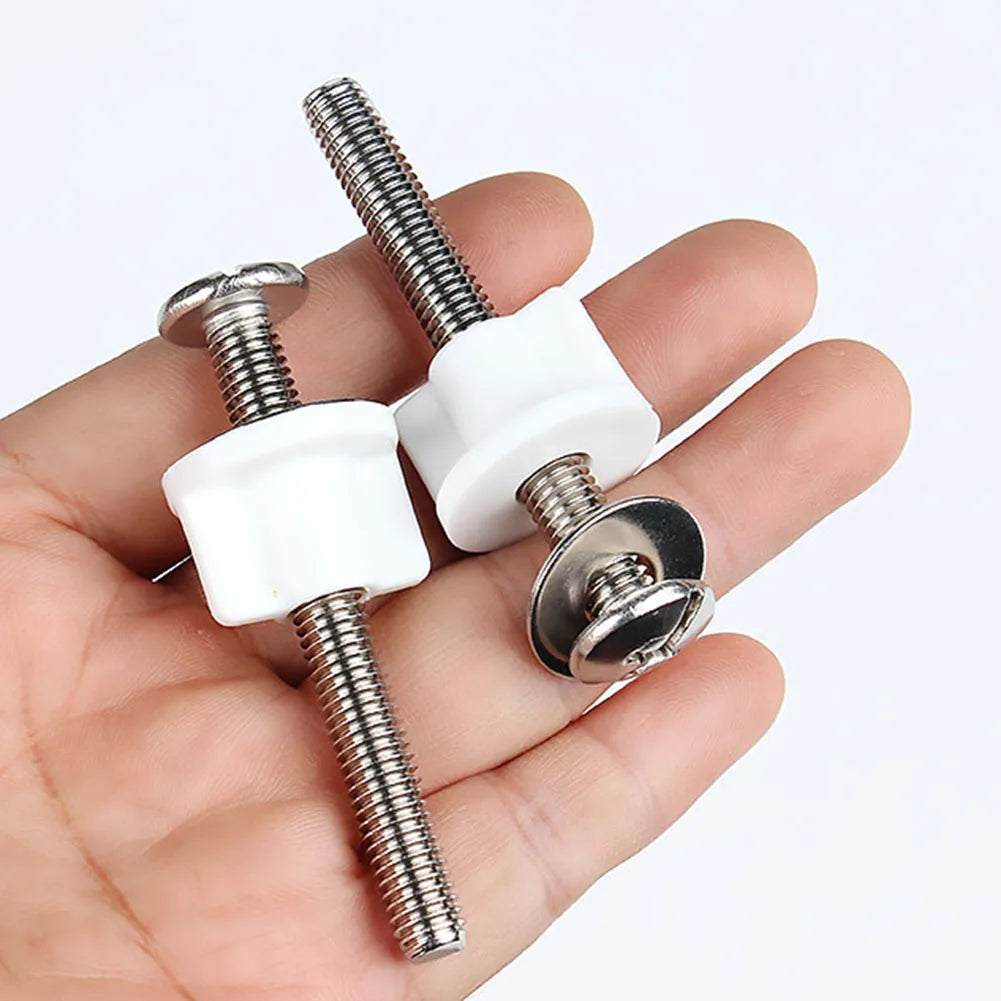 Toilet Seat Fixing Kit – Universal Replacement Screws for Bathroom Repairs