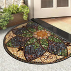 Retro Non-Slip Entrance Mat – Wear-Resistant Absorbent Rug for Home Decor