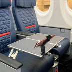 Airplane Phone Holder – Foldable Adjustable Travel Stand for Flight Seats