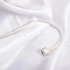 925 Sterling Silver Snake Chain Bracelet – Handmade Jewelry for Women