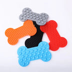 Silicone Slow Feeder Mat – Anti-Choking Pet Licking Bowl for Bath and Grooming