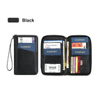 RFID Leather Passport Wallet – Anti-Theft Card Holder for Travel