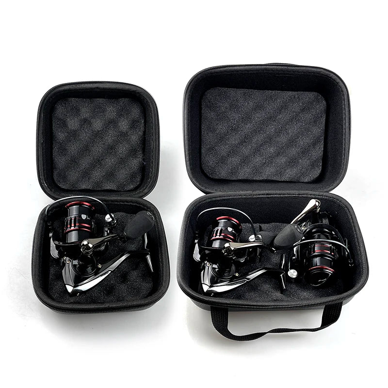 Shockproof PU Fishing Reel Case – Protective Storage for Fishing Tackle