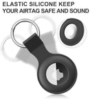 Silicone Apple AirTag Case – Protective Keychain Sleeve for Tracker Security