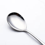 Stainless Steel Salad Servers – European Style Utensils for Kitchen Dining