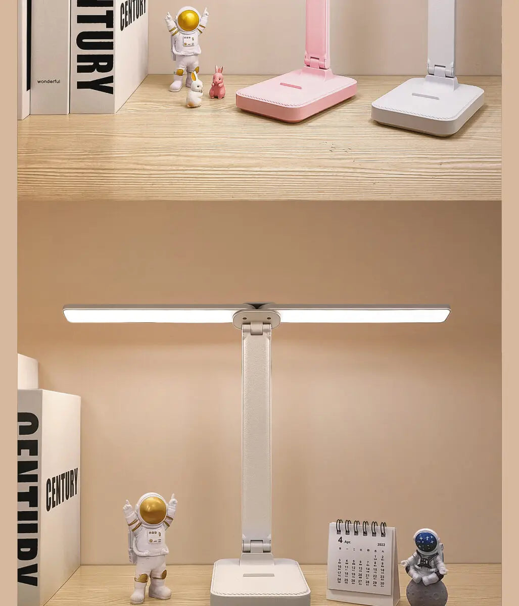 Dimmable LED Desk Lamp – Rechargeable Eye Protection for Bedroom Study