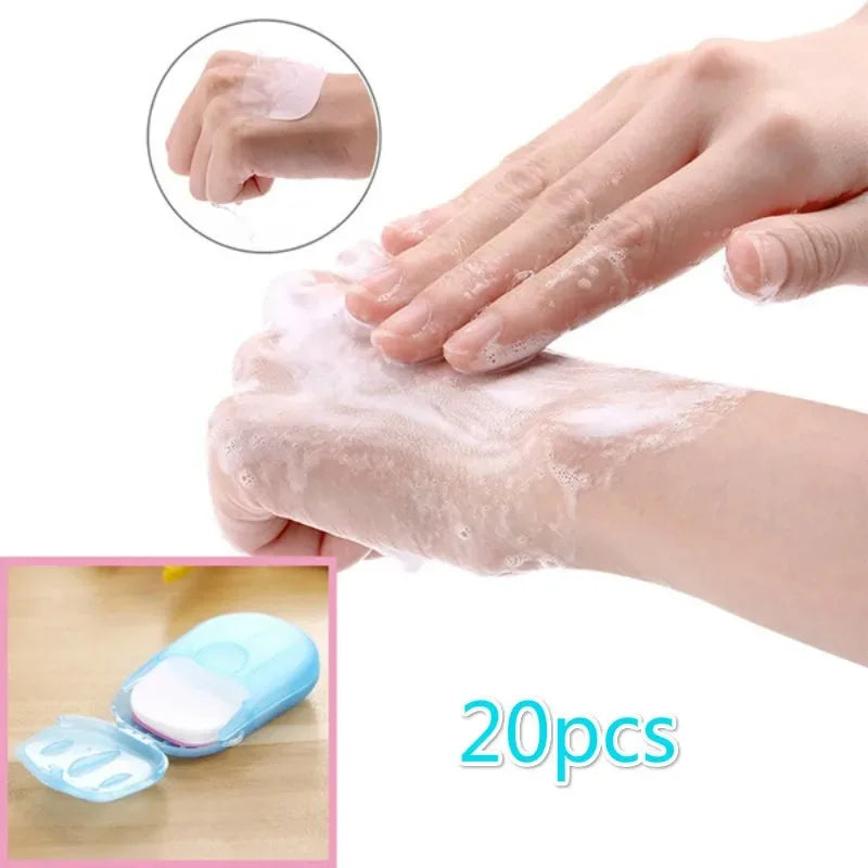 Disposable Soap Paper Sheets – Portable Travel Cleaning for Outdoor Hiking