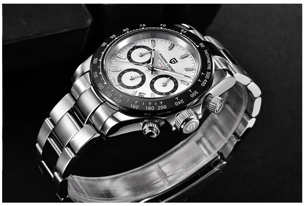 Pagani Design Gold Chronograph – Luxury Quartz Wrist Watch for Men