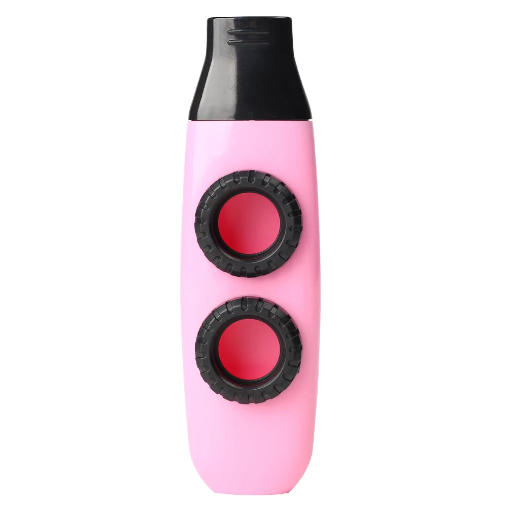 Double Hole Metal Kazoo – Adjustable Membrane Instrument for Kids Music