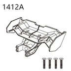 RC Car Spare Parts – Differential Shock and Tire Set for 1/14 Scale Models