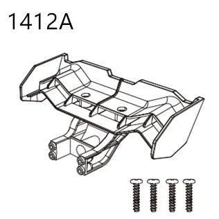 RC Car Spare Parts – Differential Shock and Tire Set for 1/14 Scale Models