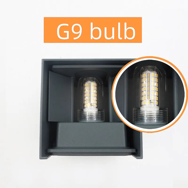 Modern Aluminum LED Wall Lamp – Waterproof IP65 Light for Indoor Outdoor Decor