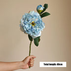 Large Silk Peony Bouquet – Realistic Artificial Flowers for Home Wedding Decor