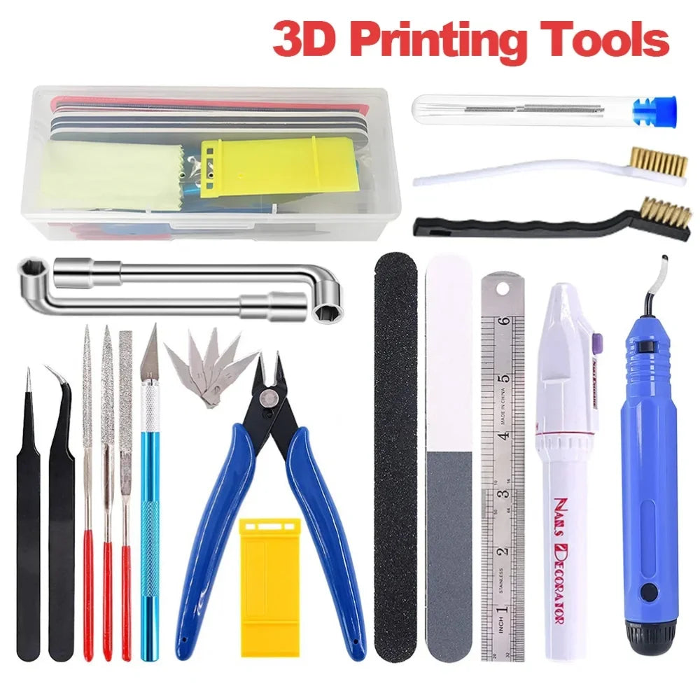 3D Printer Tool Kit – Essential Deburring and Cleaning Tools for DIY
