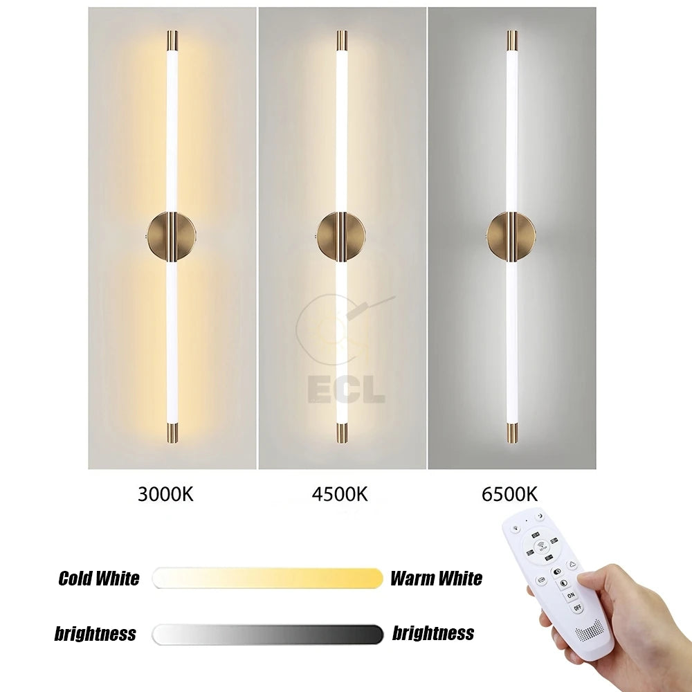 Minimalist LED Wall Light – Dimmable Indoor Fixture for Living Room Bedroom