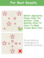 Anti Slip Bathtub Strips – Adhesive Snowflake Decals for Bathroom Safety