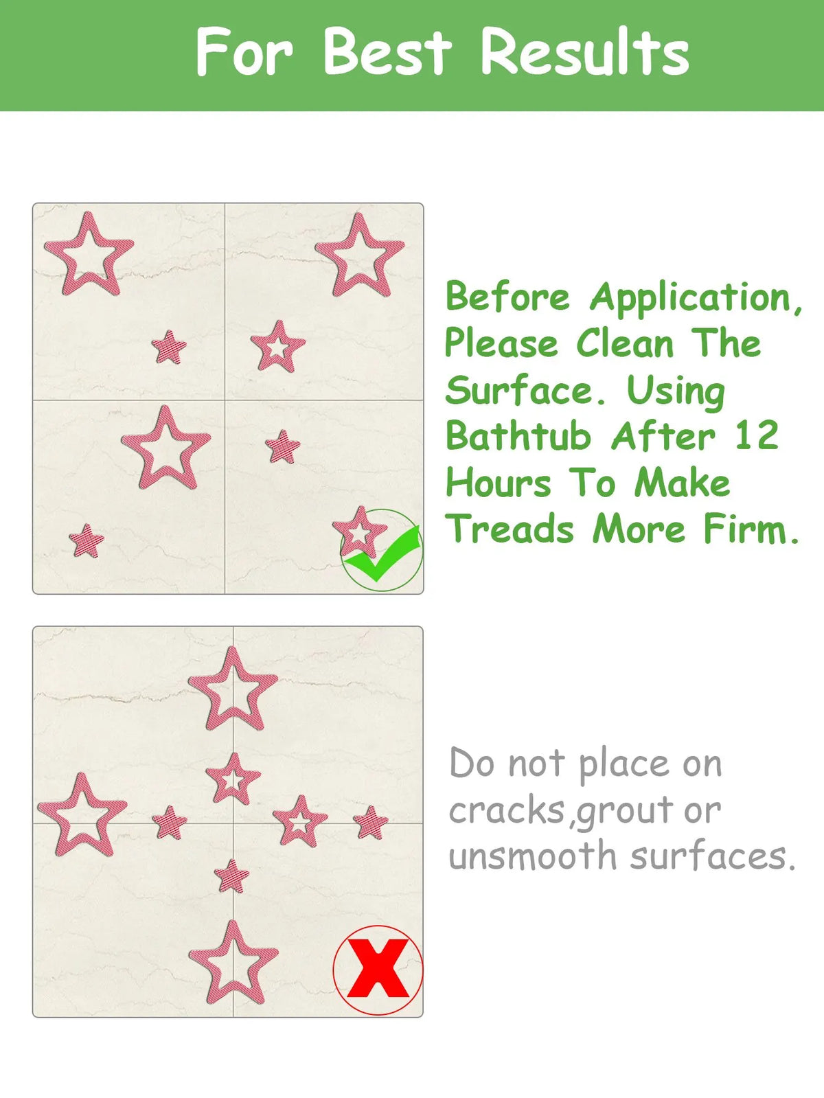 Anti Slip Bathtub Strips – Adhesive Snowflake Decals for Bathroom Safety