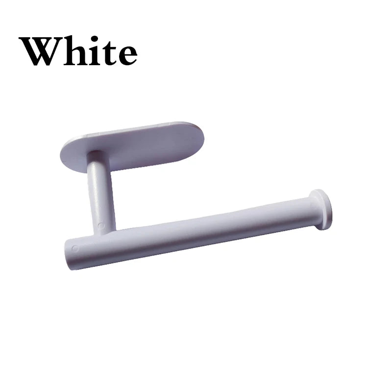 Adhesive Paper Towel Holder – Wall Mounted Rack for Kitchen and Bathroom