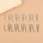 Stainless Steel Drapery Pin Hooks – Heavy Duty Curtain Pleating Accessories