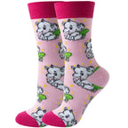 Colorful Cartoon Animal Crew Socks – Fun Harajuku Apparel for Men and Women